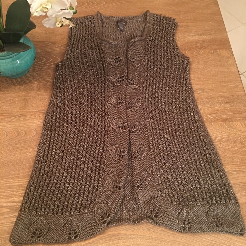 🆕CHICO KNIT SWEATER VEST | WOMANS  SZ 1.